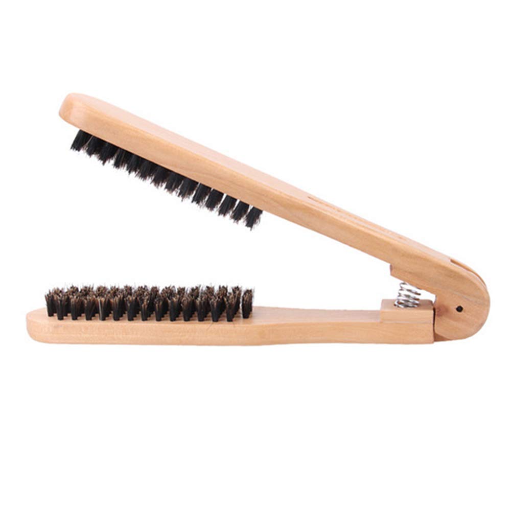 Professional Hair Straightening Brush & Comb - 2-in-1 Styling Tool for Smooth, Frizz-Free Hair | Perfect for Home Use, Travel & Salon Styling