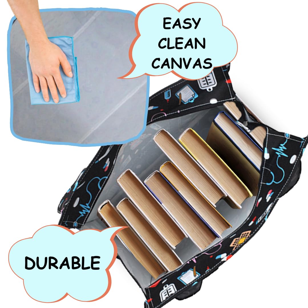 NGIL Waterproof Utility Tote Bag with Top Zipper Closure - Durable Work Tote for Women, Nurse Bag & Gym Essentials - Perfect for Office, Hospital & Fitness