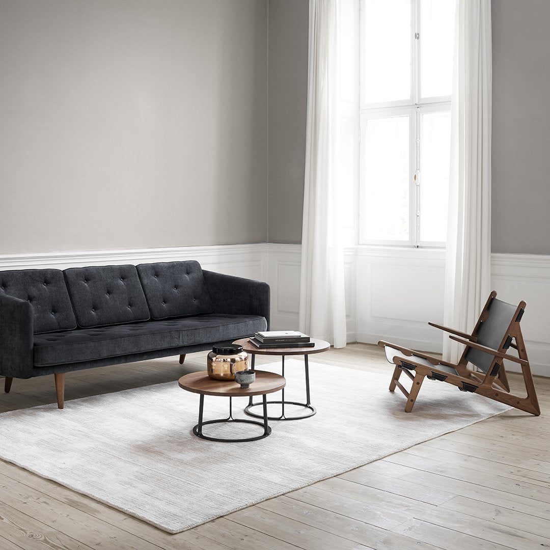 Borge Mogensen Hunting Chair - Mid-Century Modern Leather Lounge Chair for Living Room, Office & Library - Durable & Stylish Scandinavian Design Furniture