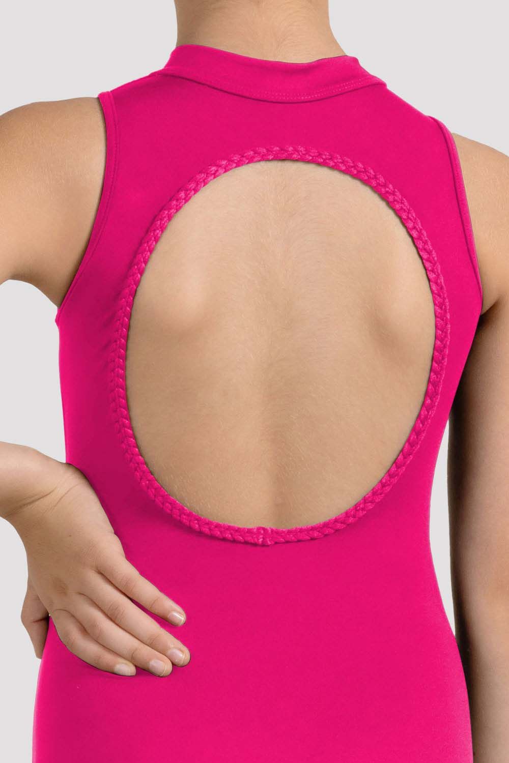 Girls Mirella Miami Zip Front Leotard - Ballet Dance Gymnastics Leotard for Kids with Front Zipper - Perfect for Dance Class, Gymnastics Practice & Performance