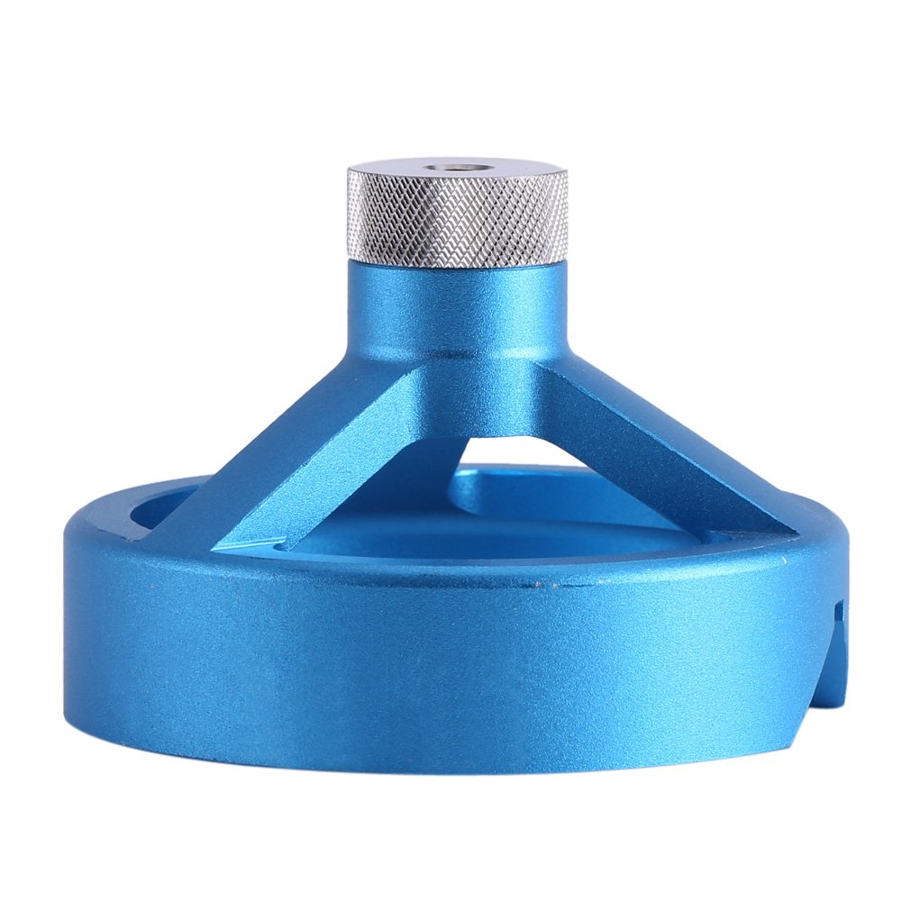 EVTSCAN 6mm to 10mm Woodworking Drill Guide - Precision Centering Tool for Vertical Drilling Fixture Set (Blue) - Perfect for Cabinet Making, Furniture Assembly & DIY Wood Projects