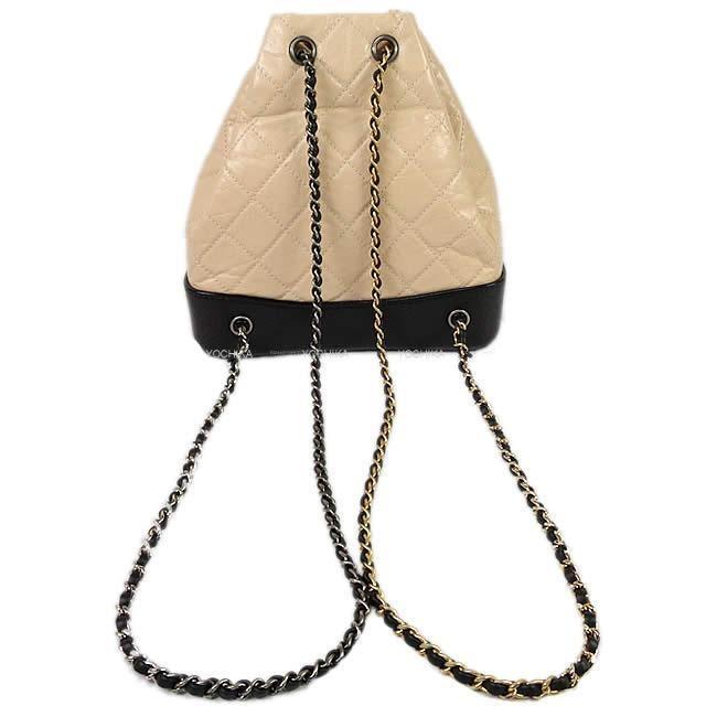 Chanel Gabrielle Backpack 2017 - Genuine Leather Luxury Handbag for Women, Beige | Perfect for Work, Travel & Everyday Use