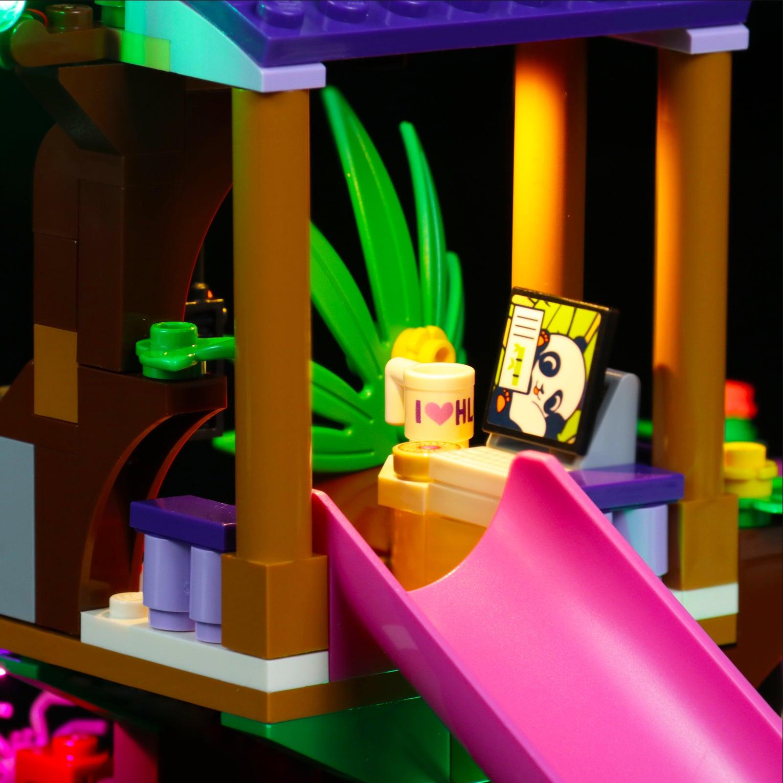 LEGO Friends Panda Jungle Tree House 41422 Light Kit - Compatible with Official LEGO Sets | DIY Lighting for Enhanced Display & Nighttime Play | Perfect for Kids' Rooms & LEGO Collections