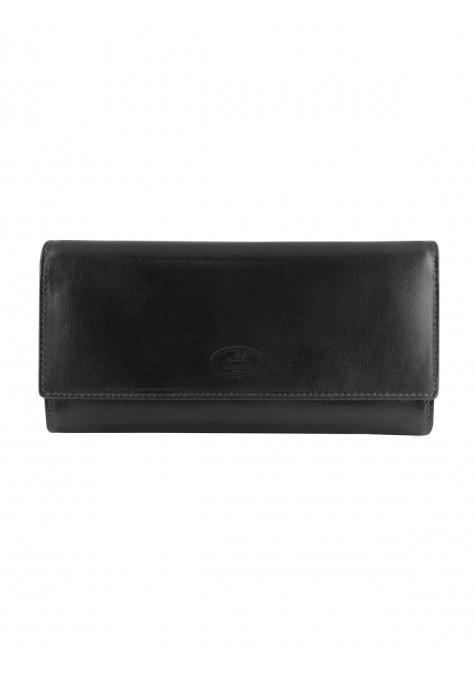 Mancini EQUESTRIAN 2 Collection Genuine Leather Ladies' Trifold Wallet - Perfect for Equestrian Events, Horse Riding & Everyday Use