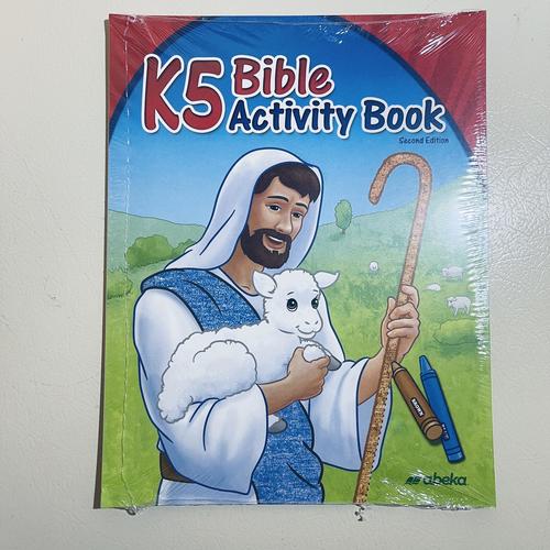 K5 Bible Activity Book - Abeka Bible Coloring & Activity Book for Kids | Fun Christian Learning & Sunday School Activities