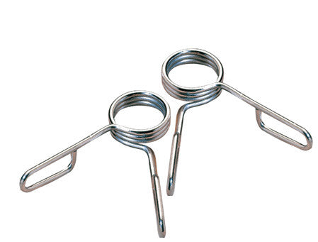 Olympic Spring Collars - Heavy Duty Barbell Clamps for Weightlifting & Strength Training - Perfect for Home Gym & CrossFit Workouts