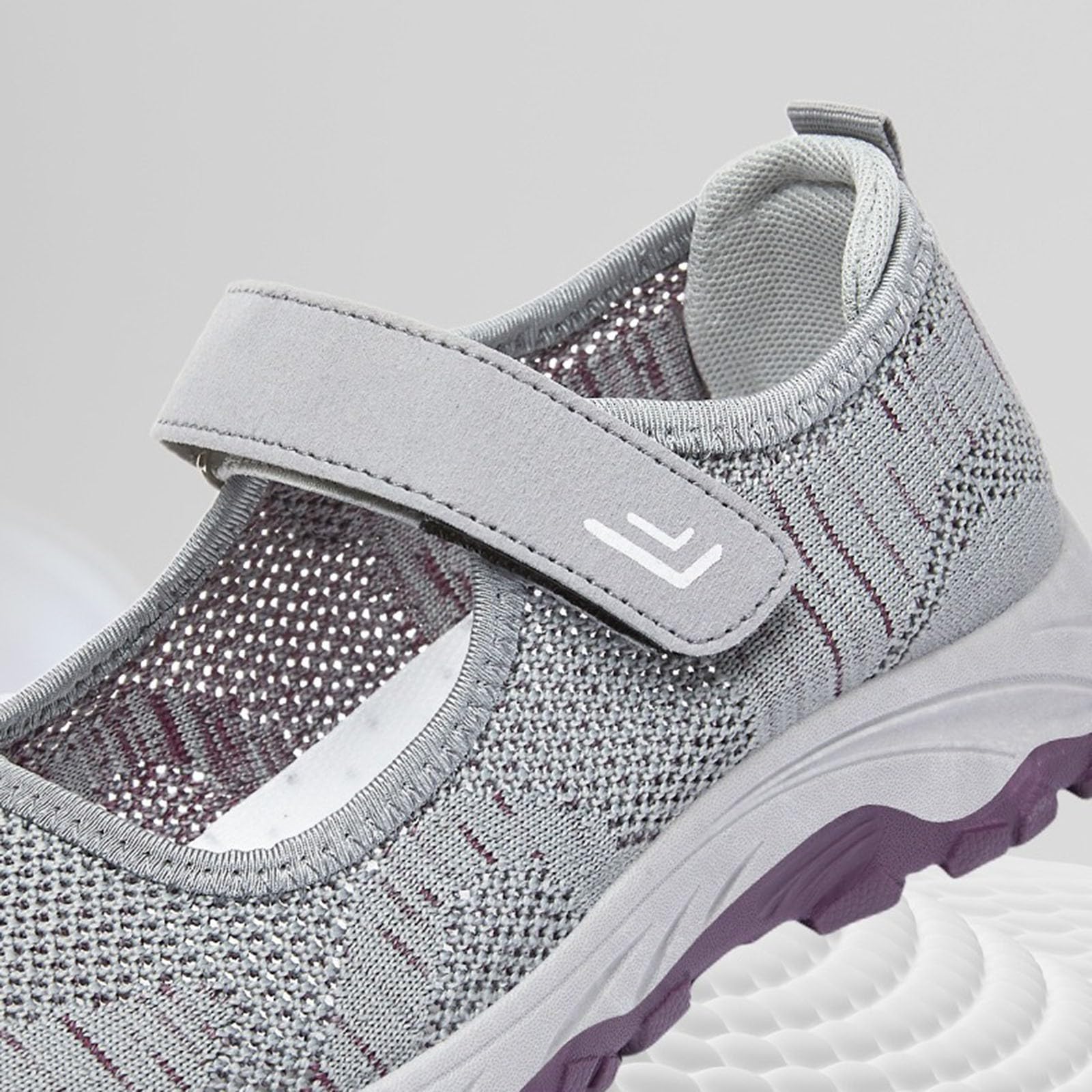 AMDBEL Women's Fashion Sneakers - Lightweight Breathable Comfortable Walking Shoes with Adjustable Buckle & Wide Width Design | Perfect for Casual Wear, Workout & Daily Activities