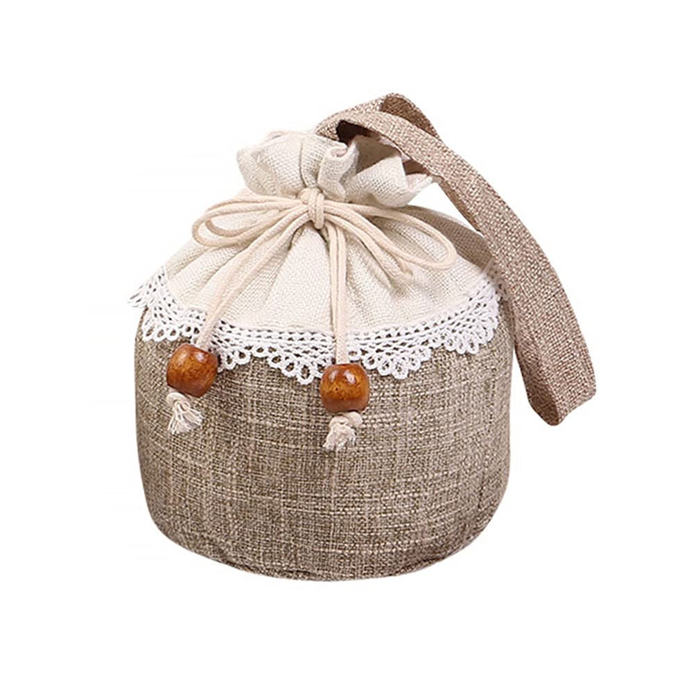 HEALLILY Burlap Favor Bags - Natural Drawstring Hessian Bags for Rustic Weddings, Party Decor, Gift Wrapping & Candy Treats | Eco-Friendly Party Supplies for Weddings, Baby Showers & Birthday Celebrations