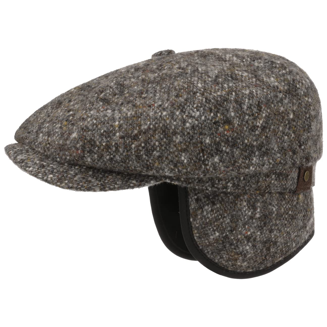 Stetson Hatteras Donegal Earflaps Cap for Men - Warm Winter Hat with Ear Protection for Outdoor Activities, Hunting, and Cold Weather