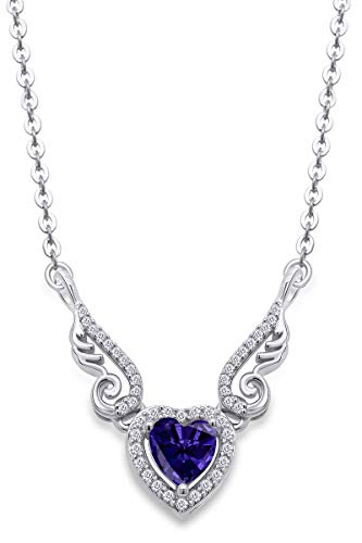white-gold-plated-silver : Alexandrite