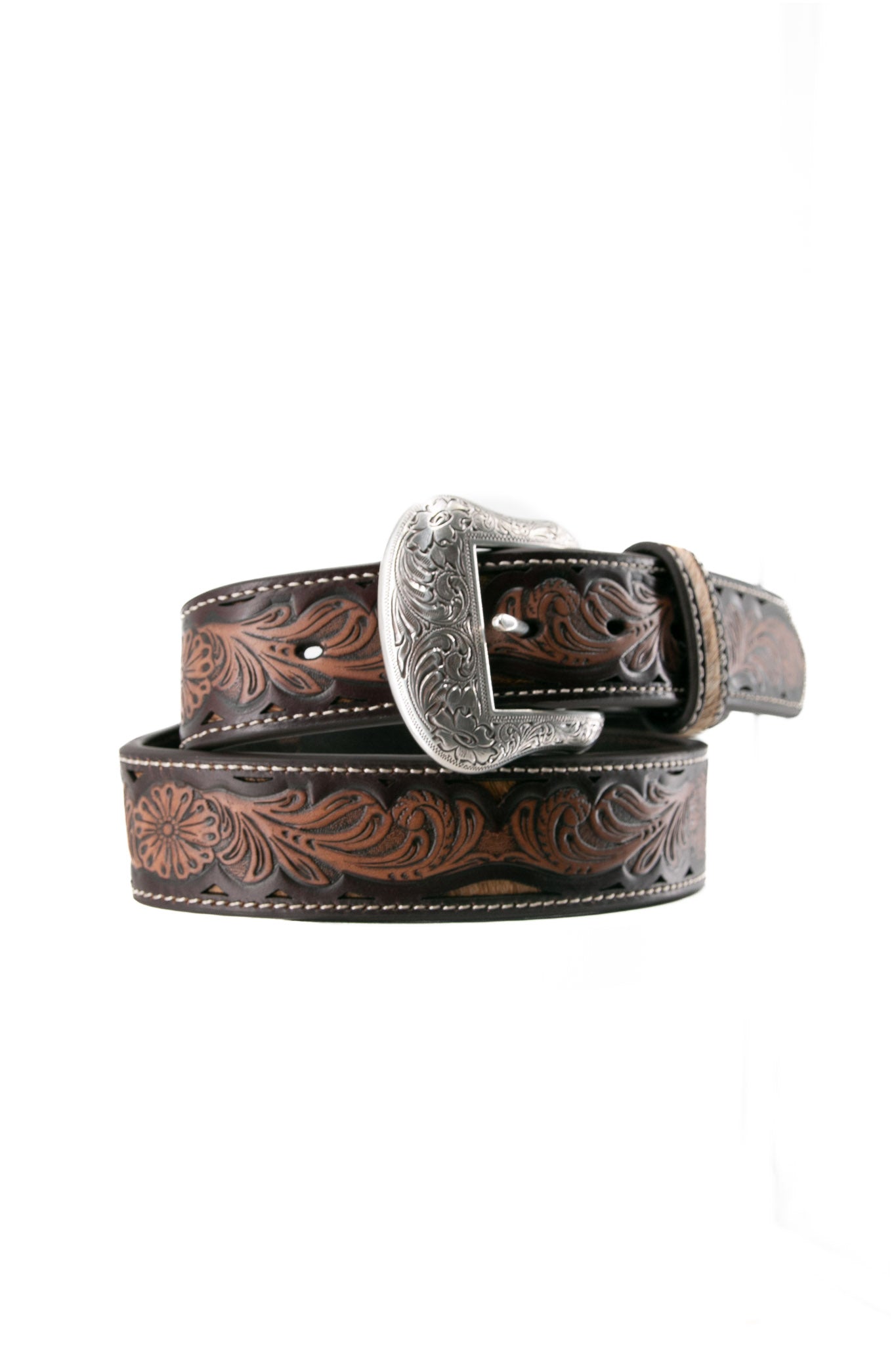 Handcrafted Nocona Genuine Cowhide Tooled Western Cowboy Belt for Men – Perfect for Rodeo, Ranch Work & Western Fashion