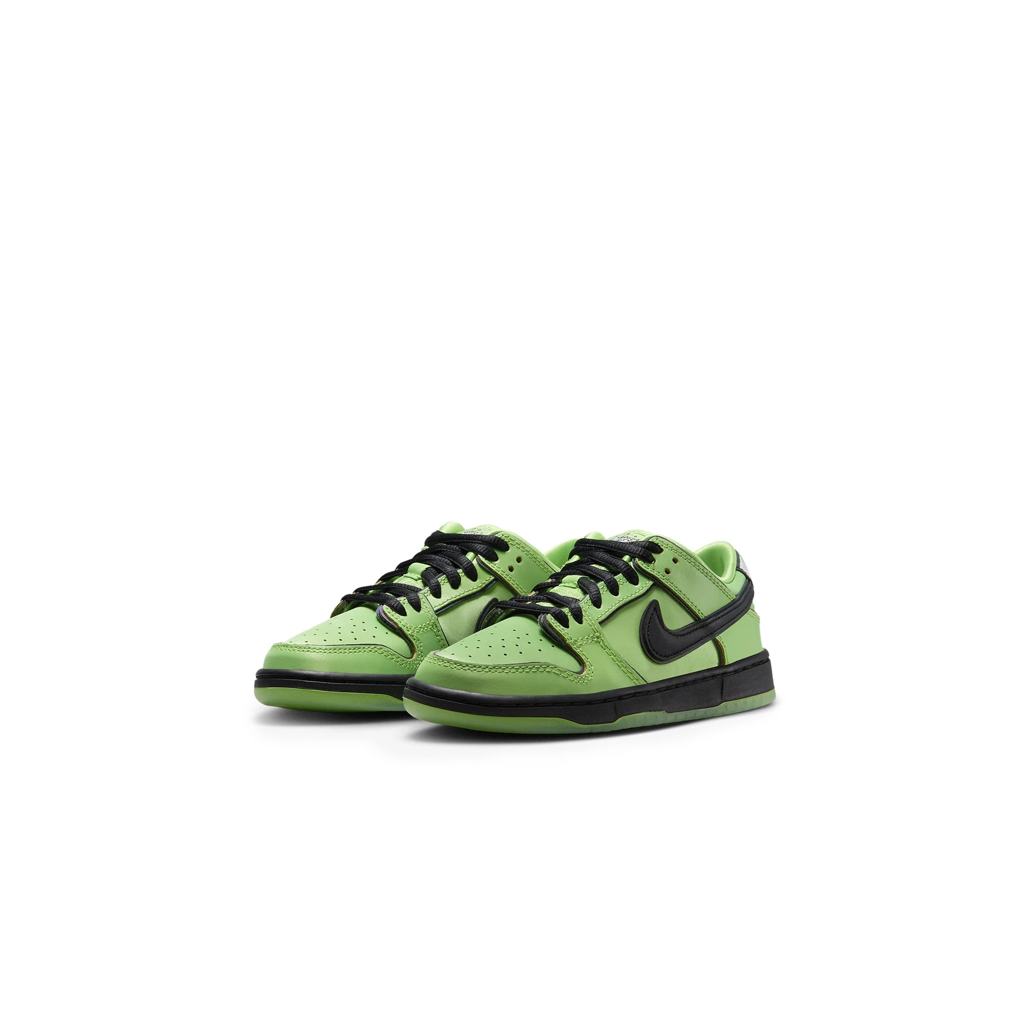 Powerpuff Girls x Nike SB Dunk Low Buttercup Sneakers for Kids - Cartoon Inspired Skate Shoes for Girls - Perfect for School, Skateboarding & Casual Wear