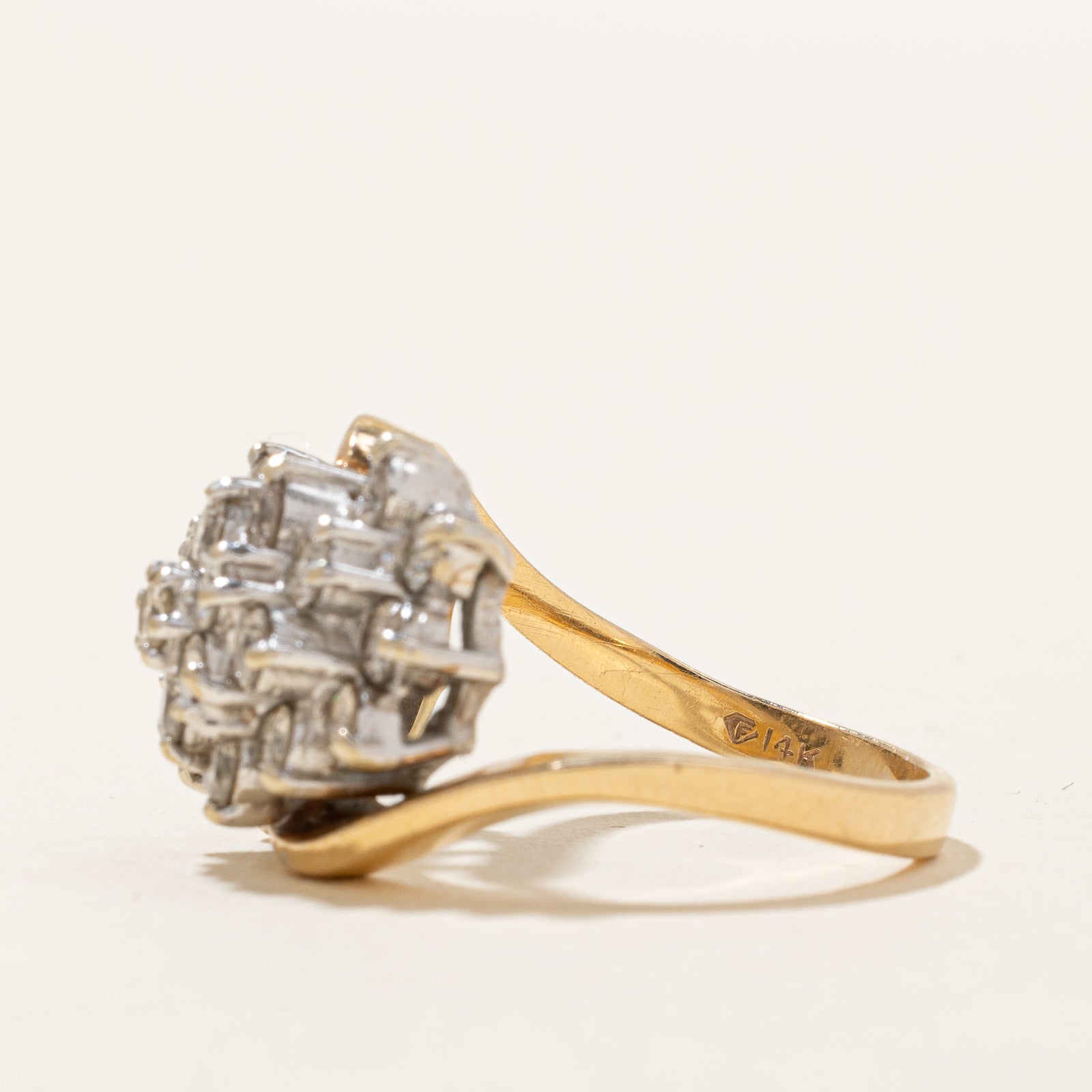 1.25ctw Diamond Cluster Ring for Women | Size 6.25 | Elegant Wedding, Engagement & Anniversary Jewelry Gift | Perfect for Bridal, Party & Special Occasions