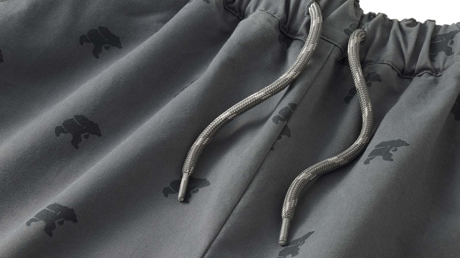 TRAMPAS SHORTS for Men - Stormy Weather & Turbulence Design - Comfortable & Stylish Casual Shorts for Outdoor Activities, Beach, and Summer Wear