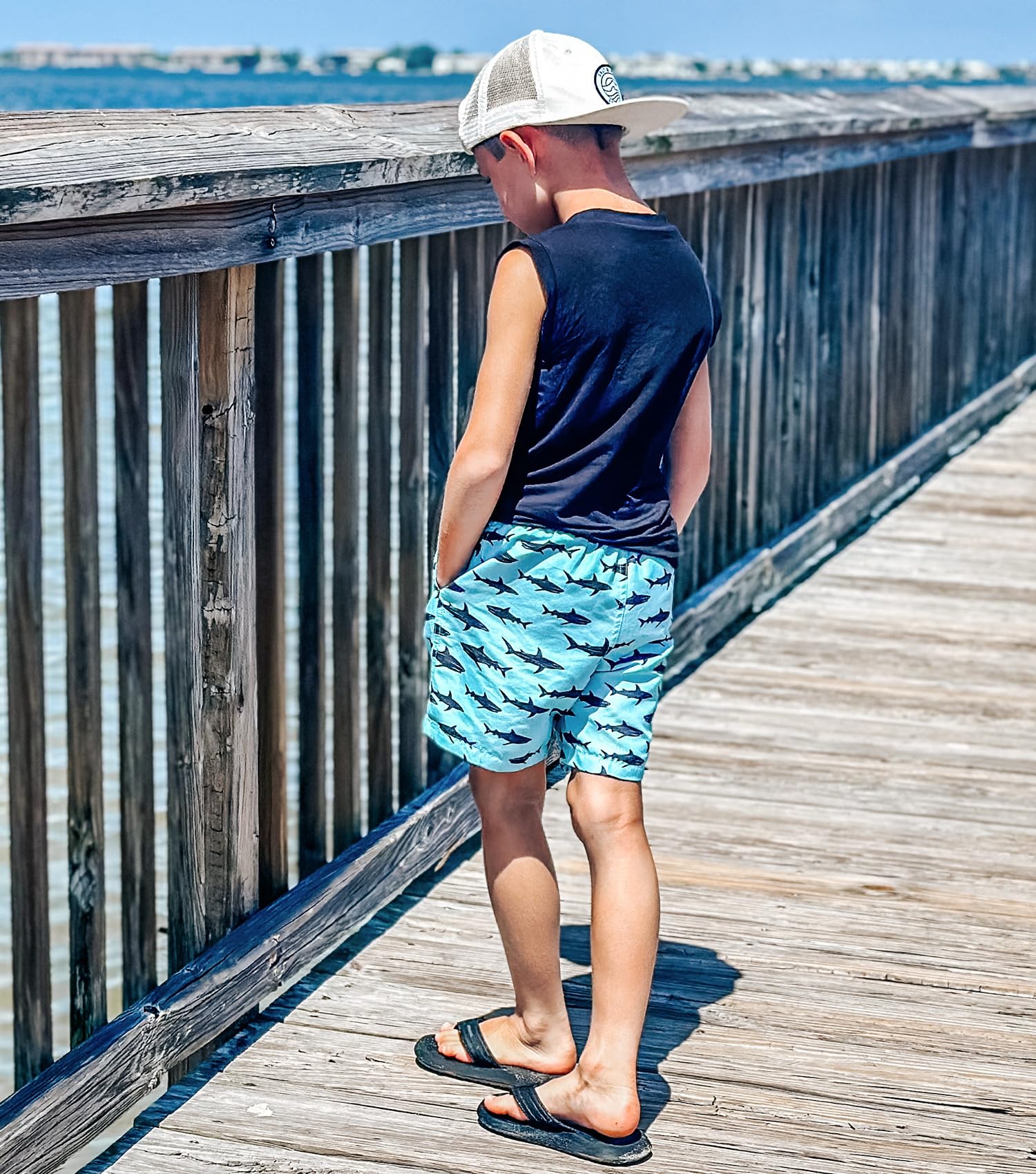 BFUSTYLE Boys Swim Trunks with Liner - Quick Dry Kids Bathing Suit for Pool & Beach