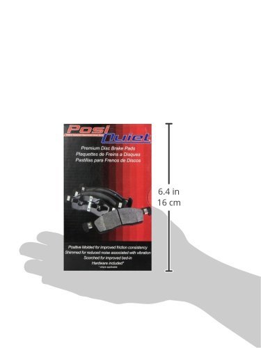 MAZ PosiQuiet Ceramic Brake Pads - Low Noise & High Performance for Cars, SUVs & Trucks - Perfect for Daily Commuting & Highway Driving
