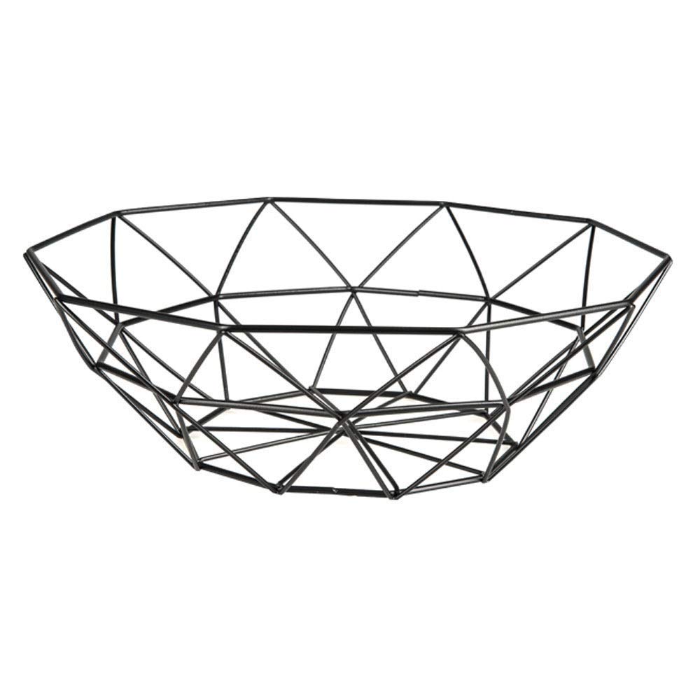 Stainless Steel Wire Fruit Bowl - Durable Metal Kitchen Countertop Basket for Fruits - Perfect for Dining Table, Pantry, and Home Decor (Color: A)