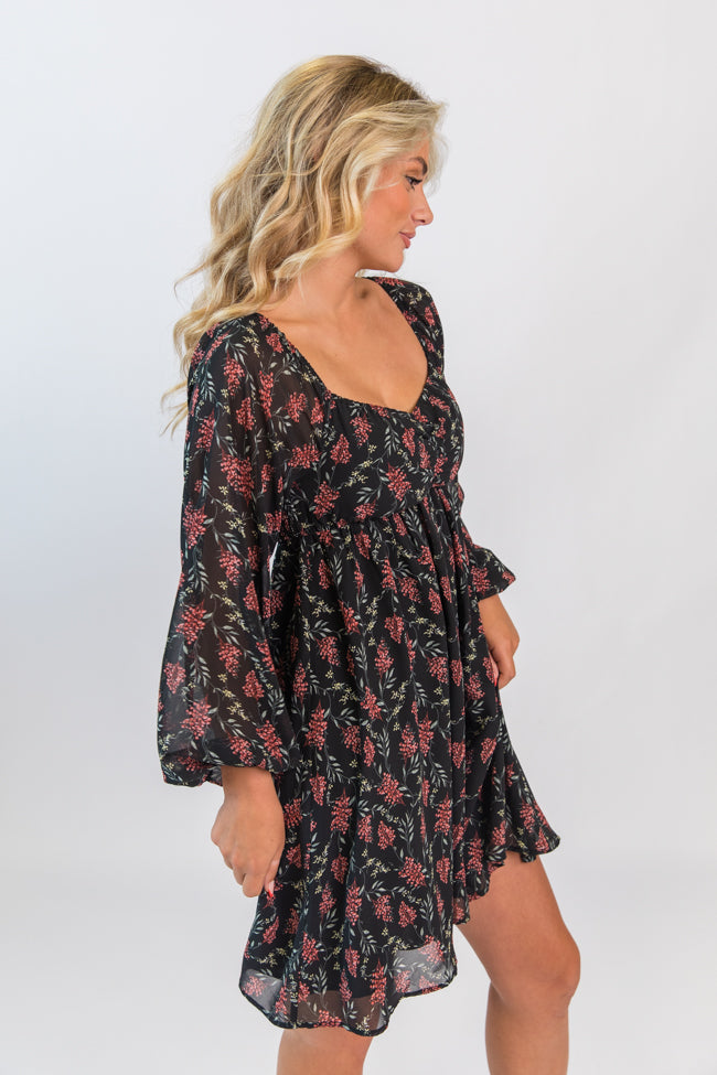 Printed Sweetheart Mini Dress - Floral Summer Party Dress for Women | Beach Wedding, Date Night, Cocktail Outfit
