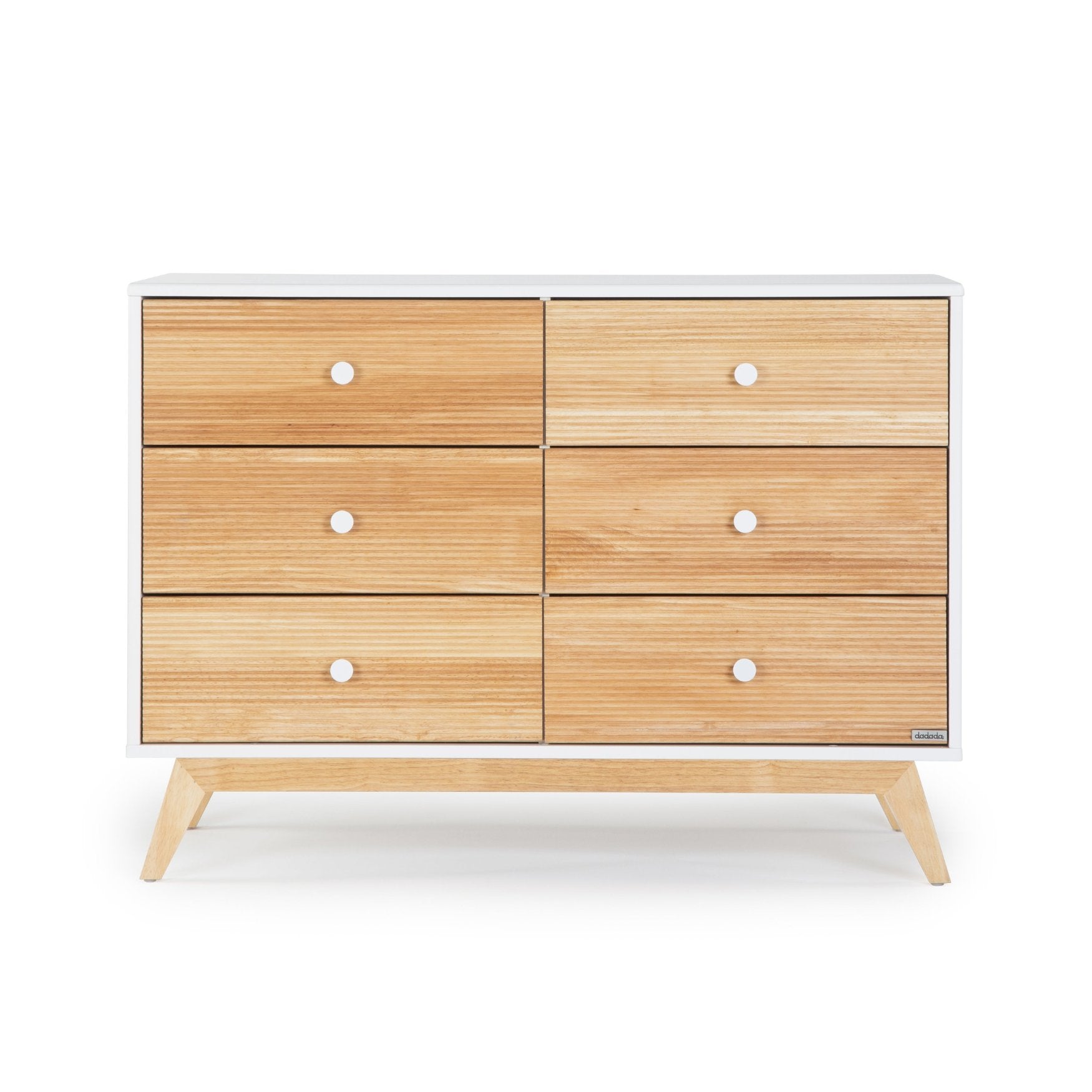 Merry 6 Drawer Dresser - Wooden Chest of Drawers for Bedroom Storage & Organization | Perfect for Clothes, Linens, and Home Decor