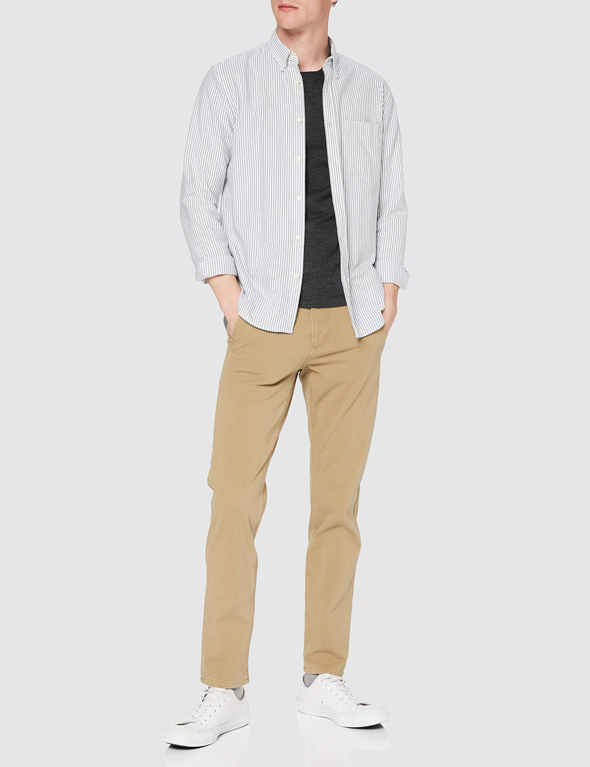 Dockers Men's Slim Fit Dress Pants for Business Casual & Office Wear - Comfortable & Stylish Work Trousers