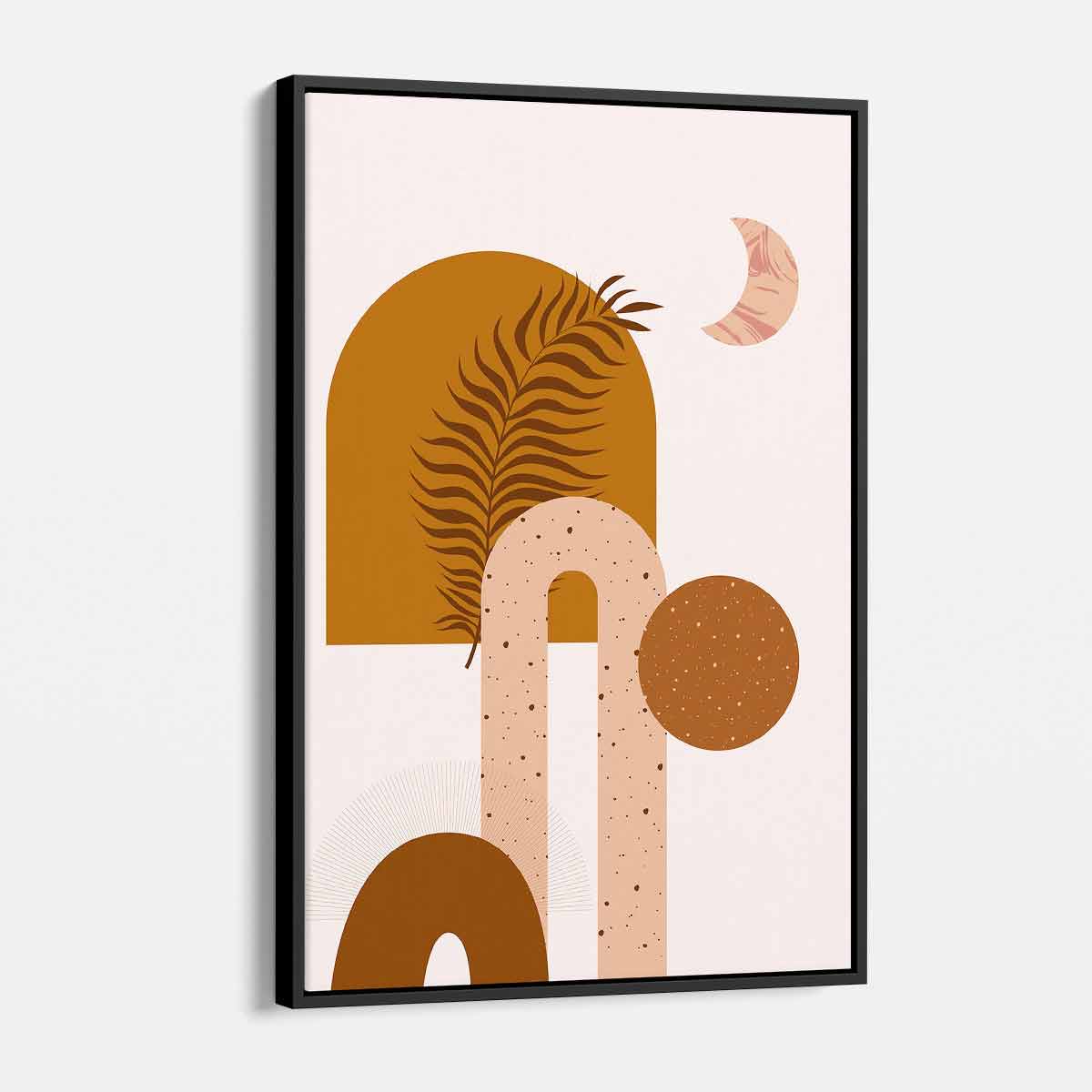 Brown Arch Wall Art Canvas - 54