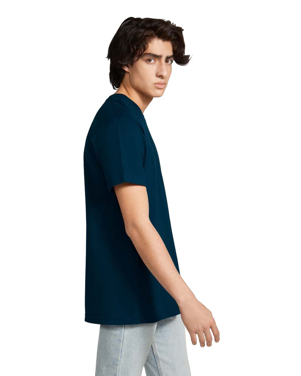 Premium American Apparel 2001W Fine Jersey Cotton T-Shirt - Soft Breathable Unisex Tee for Casual Wear, Gym & Everyday Comfort