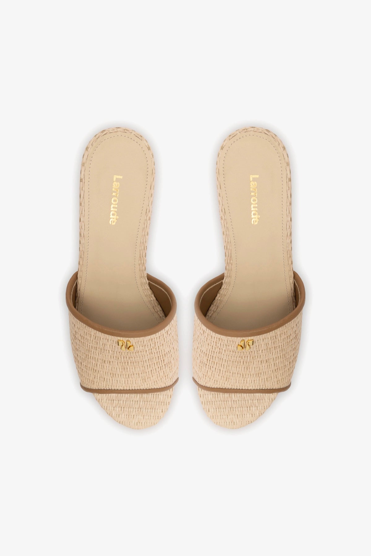 Natural Raffia & Hazelnut Trimming Miso Platform Sandals - Comfortable Summer Beach Shoes for Women, Perfect for Vacations, Poolside, and Casual Outings