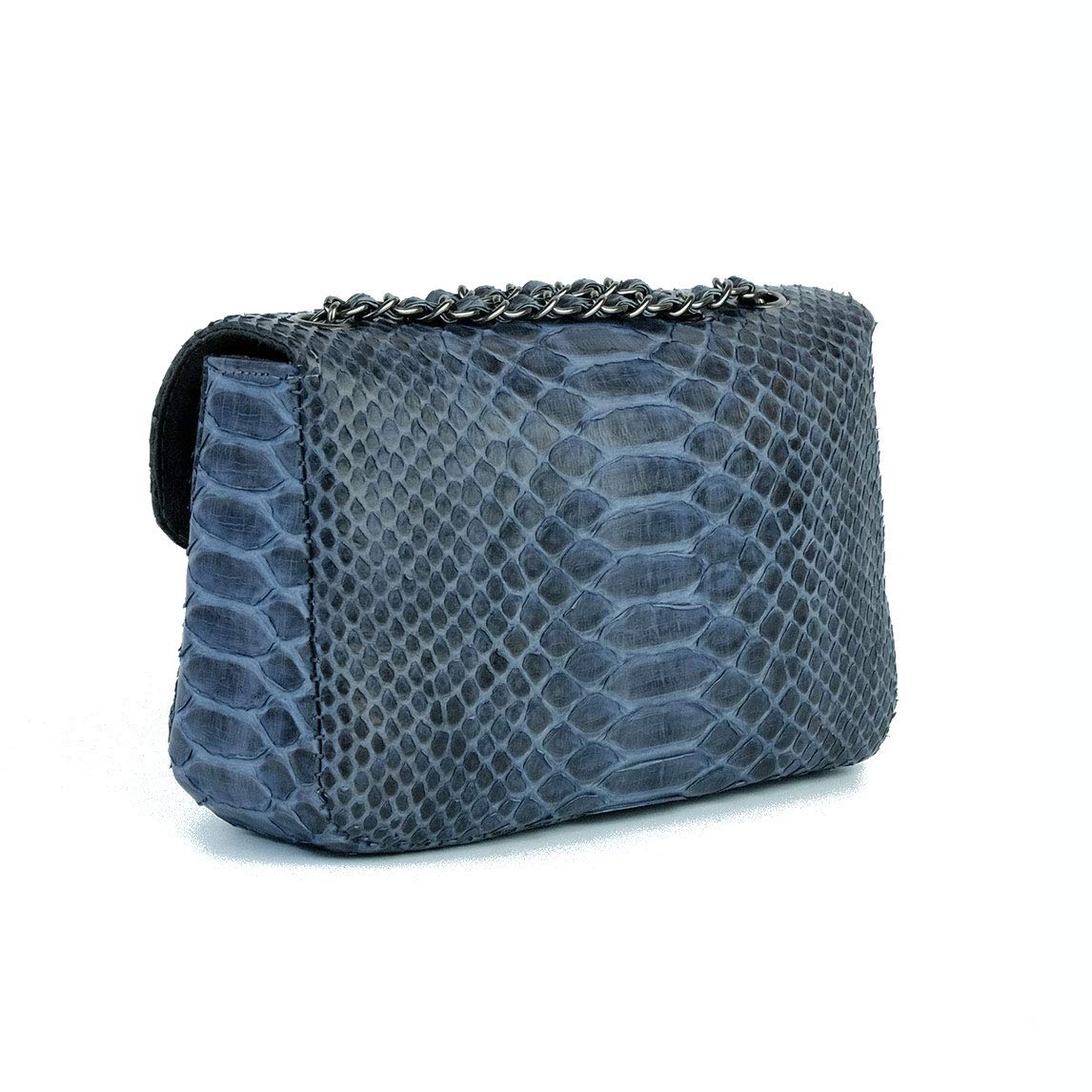 Python Leather Small Crossbody Bag | Genuine Snakeskin Purse | Stylish Small Leather Shoulder Bag | Compact Sling Bag for Women | Perfect for Everyday Use, Date Nights & Travel Accessories