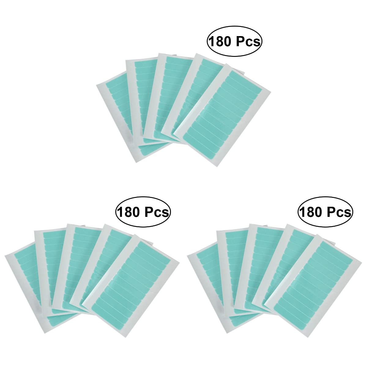 Lurrose 540pcs Double Sided Tape for Hair Extensions & Wigs - Strong Hold, Skin-Friendly Adhesive - Perfect for Toupees, Weaves & Cosplay (2