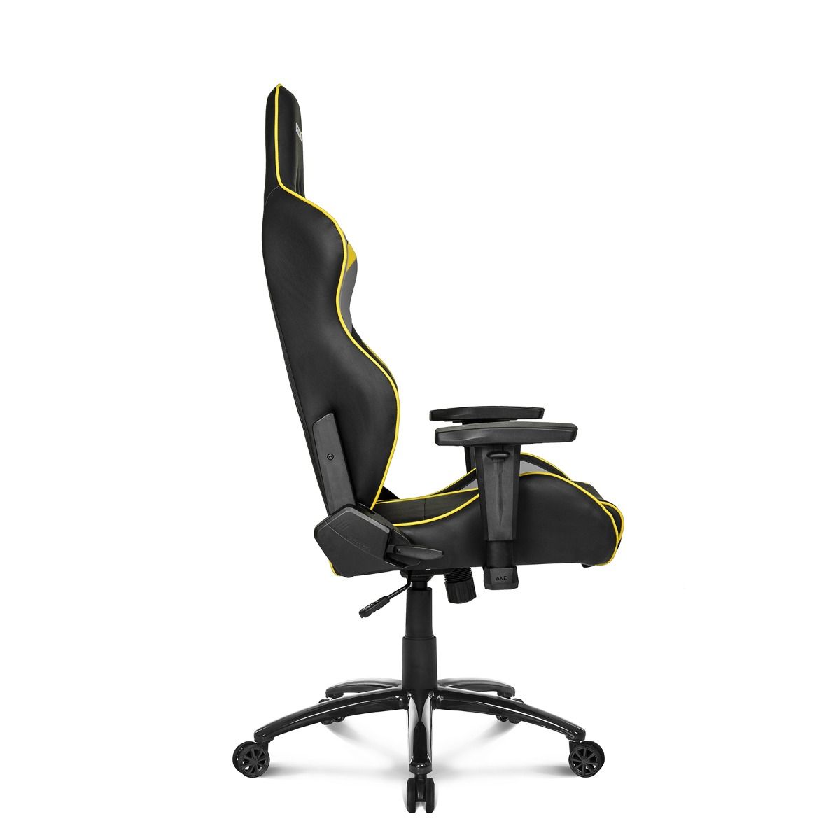 AKRACING Overture Gaming Chair - Ergonomic Racing Style Computer Chair with Adjustable Height & Lumbar Support - Yellow Gaming Chair for PC, Office & Esports