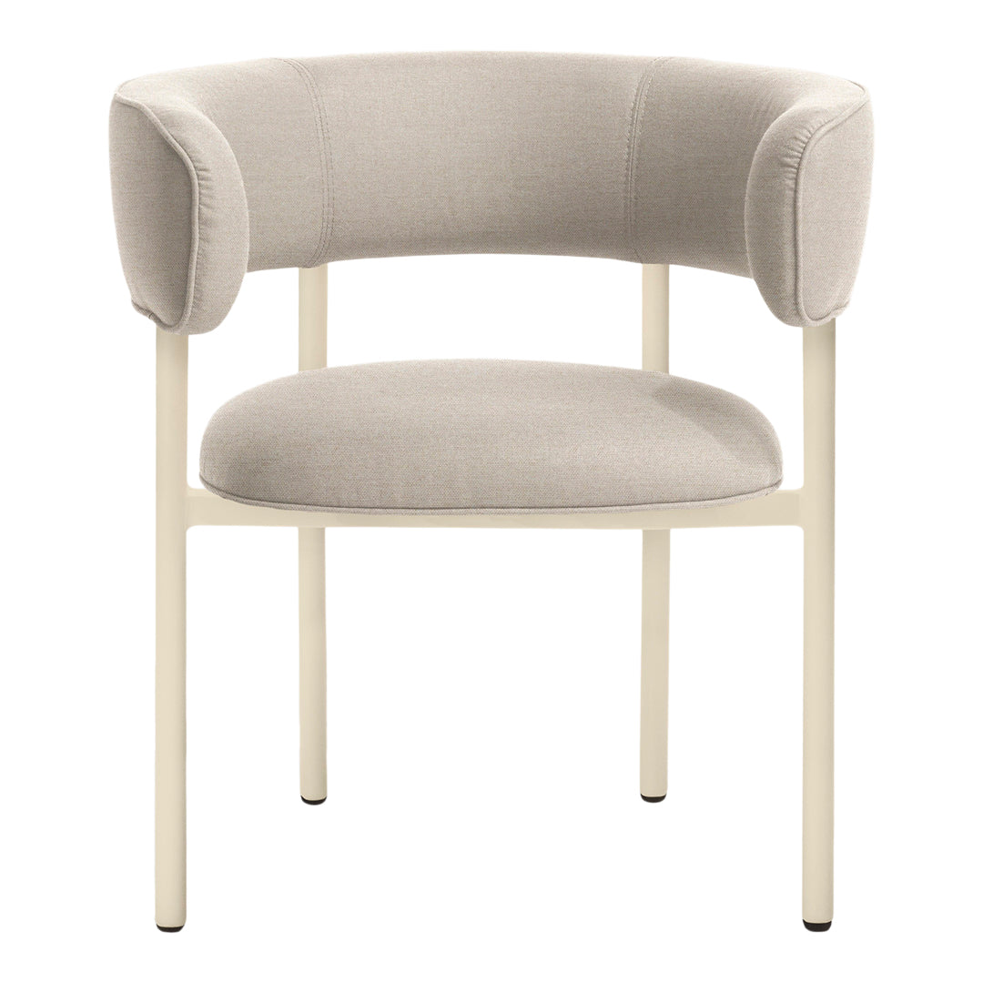 Outdoor Dining Armchair - Weather-Resistant Patio Chair for Garden, Deck, and Poolside Use - Comfortable and Durable Outdoor Seating for Restaurants, Cafes, and Backyards