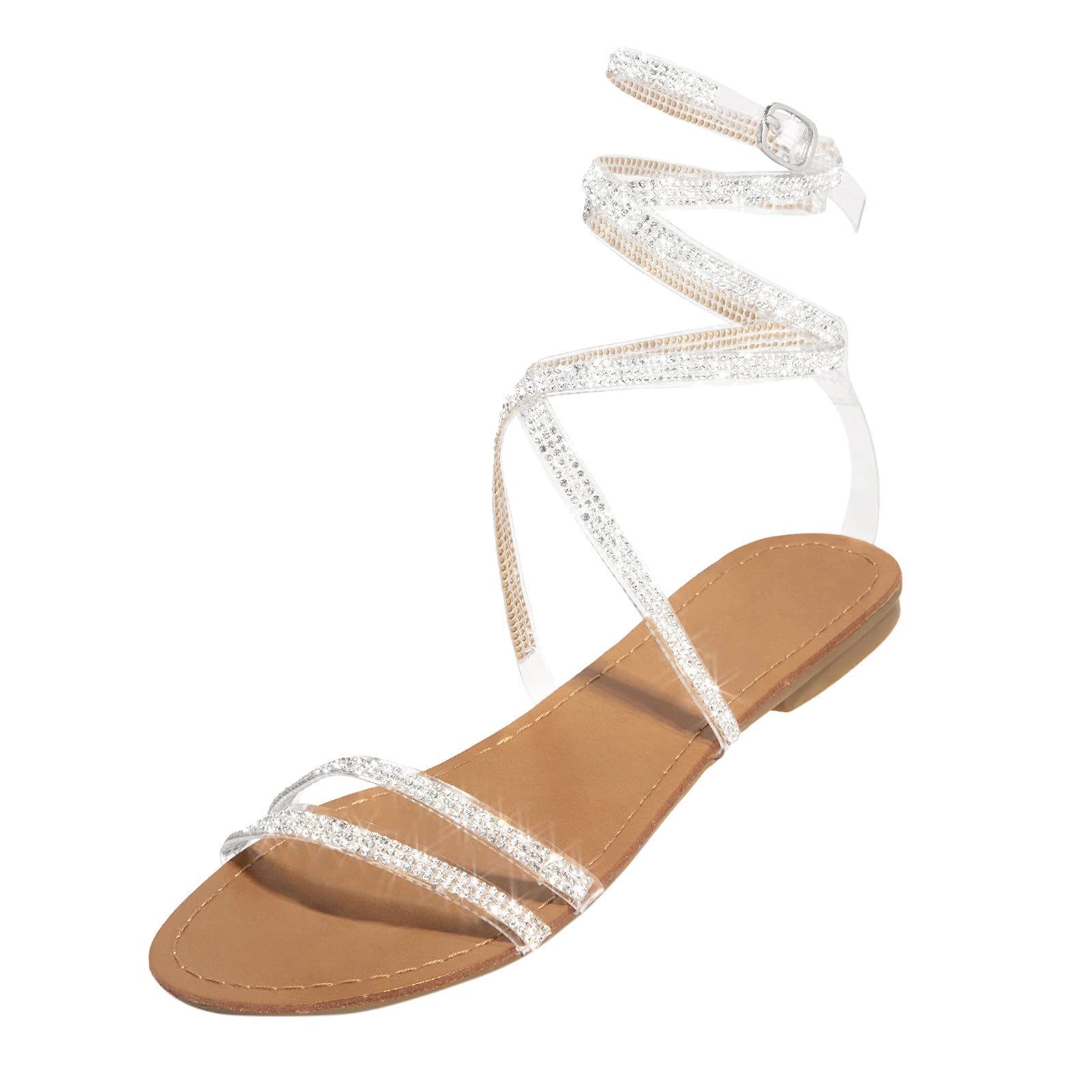 AYASO Women's Transparent Slip-On Mule Slippers - Comfortable Summer House Shoes for Women - Perfect for Indoor, Lounge, and Beach Wear