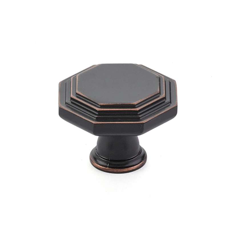 Premium Oil Rubbed Bronze Cabinet Knobs and Drawer Pulls - Elegant Hardware for Kitchen & Bathroom Cabinets - Perfect for Modern and Traditional Home Decor