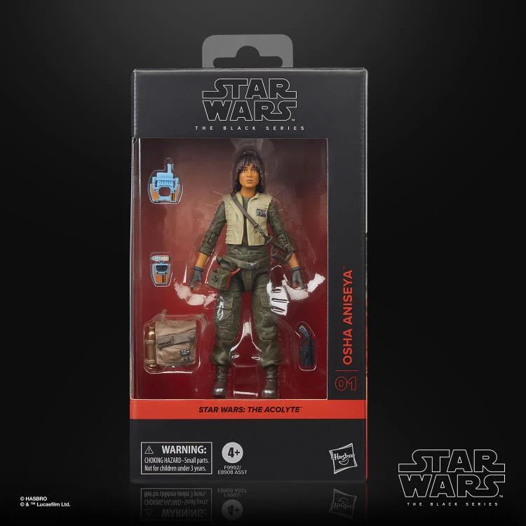 Star Wars The Black Series Osha Aniseya 6-Inch Action Figure - Collectible Acolyte Character for Display & Role Play | Perfect for Fans & Collectors