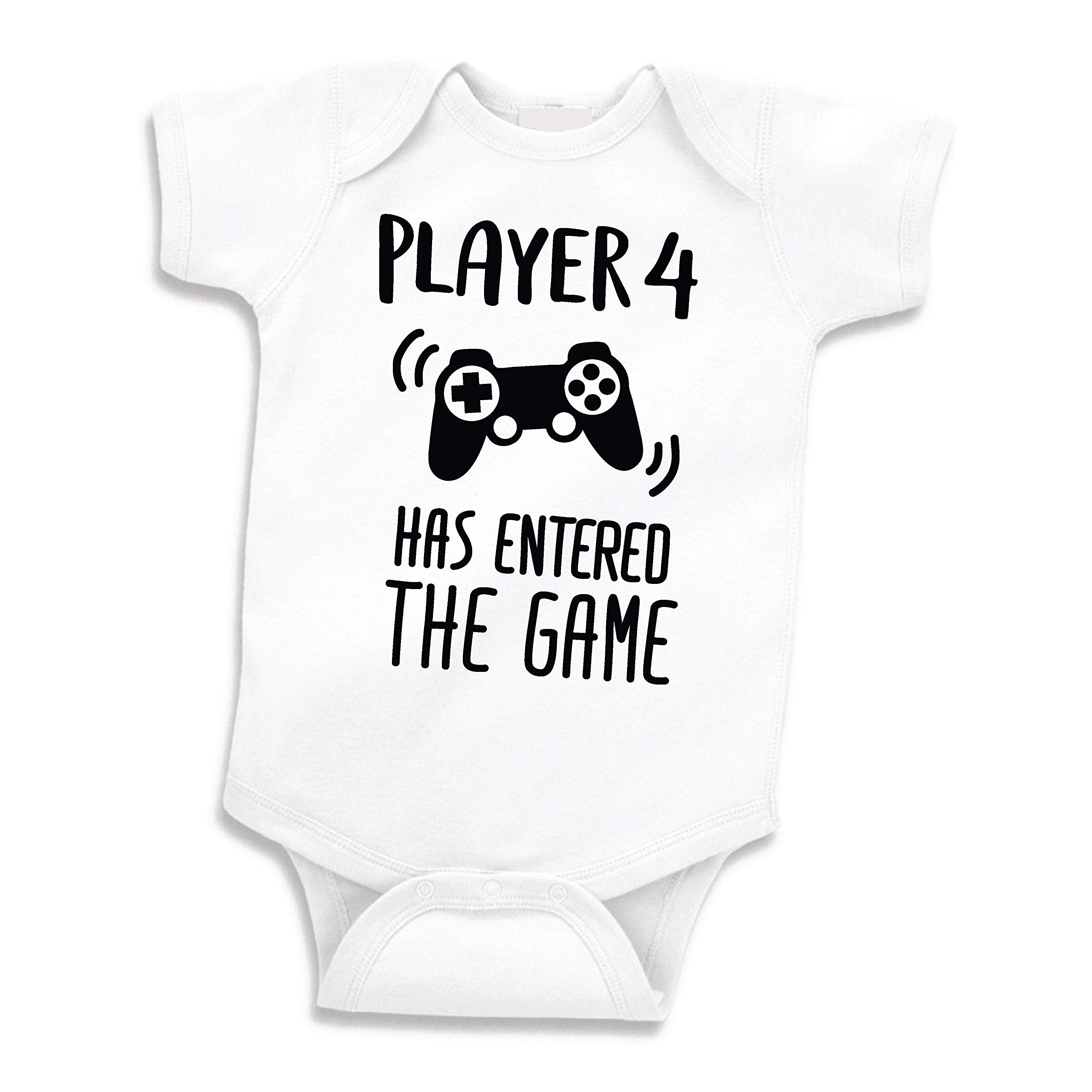 Funny Gamer Pregnancy Announcement T-Shirt for Dad - Player 4 Joining Soon | Bump and Beyond Designs | Perfect Gender Reveal & Baby Shower Gift for Expecting Gamers