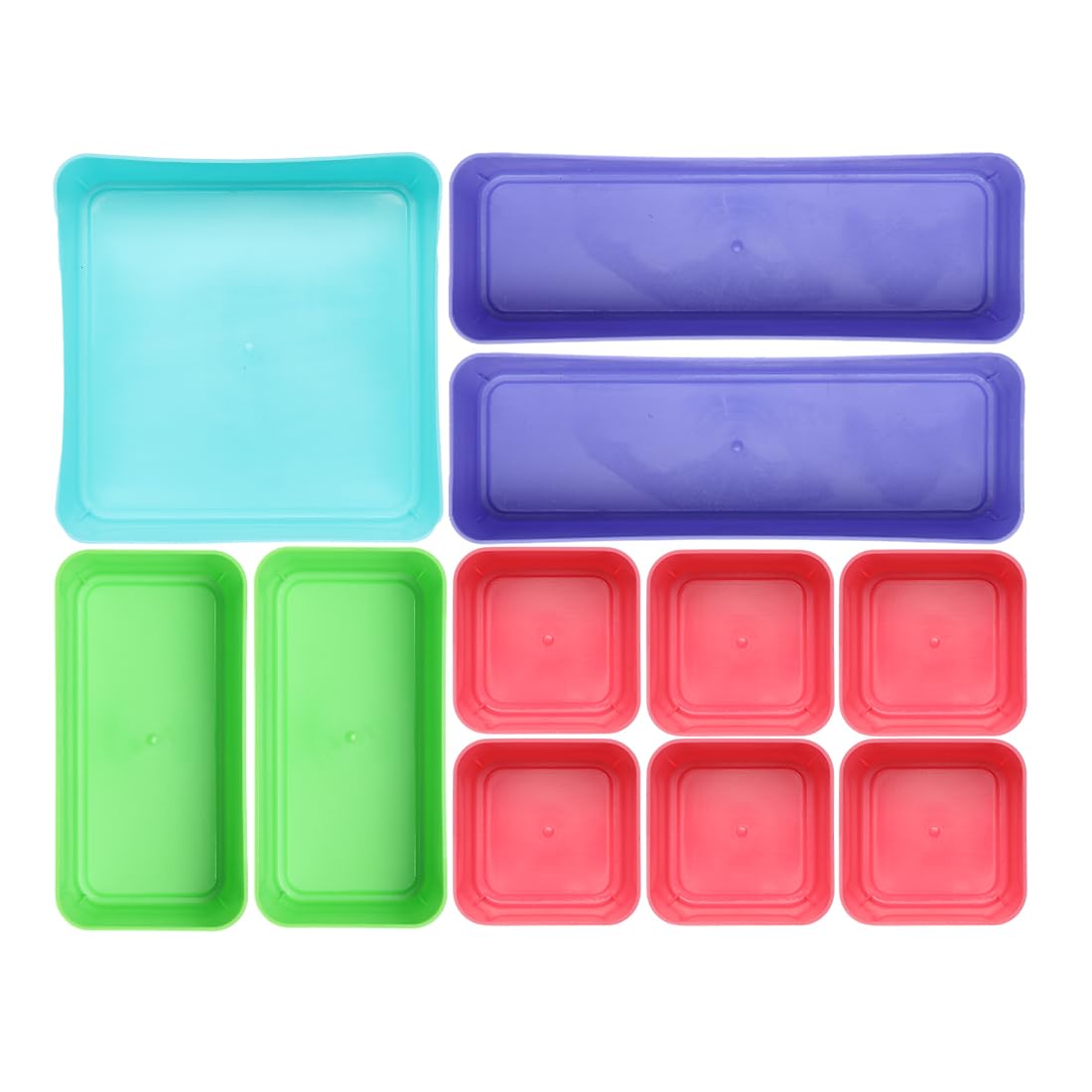 Multi-Color Storage Container Box with Adjustable Dividers - Perfect Organizer for Crafts, Lego, Tools & Art Supplies | Ideal for Home, Office & Classroom Organization