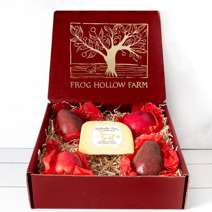 Premium Valentine's Day Gift Box - Assorted Fresh Fruits & Artisan Cheese Selection | Perfect for Romantic Dates, Anniversary Surprises & Couple's Night In