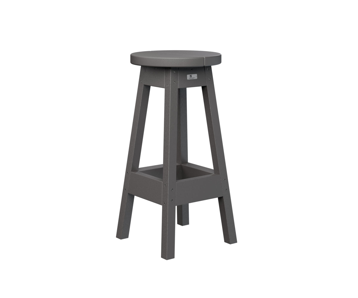 Berlin Gardens Outdoor Bar Stool - Weather-Resistant Patio Bar Height Stool for Backyard, Deck & Poolside - Perfect for Outdoor Dining, Entertaining & Relaxation