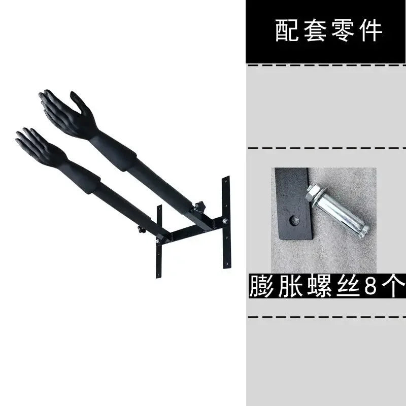 Wing Chun Wooden Dummy Training Equipment - Multifunctional Hand Shaped Wooden Dummy for Martial Arts Practice | Perfect for Home Gym, Kung Fu Training & Self-Defense Practice