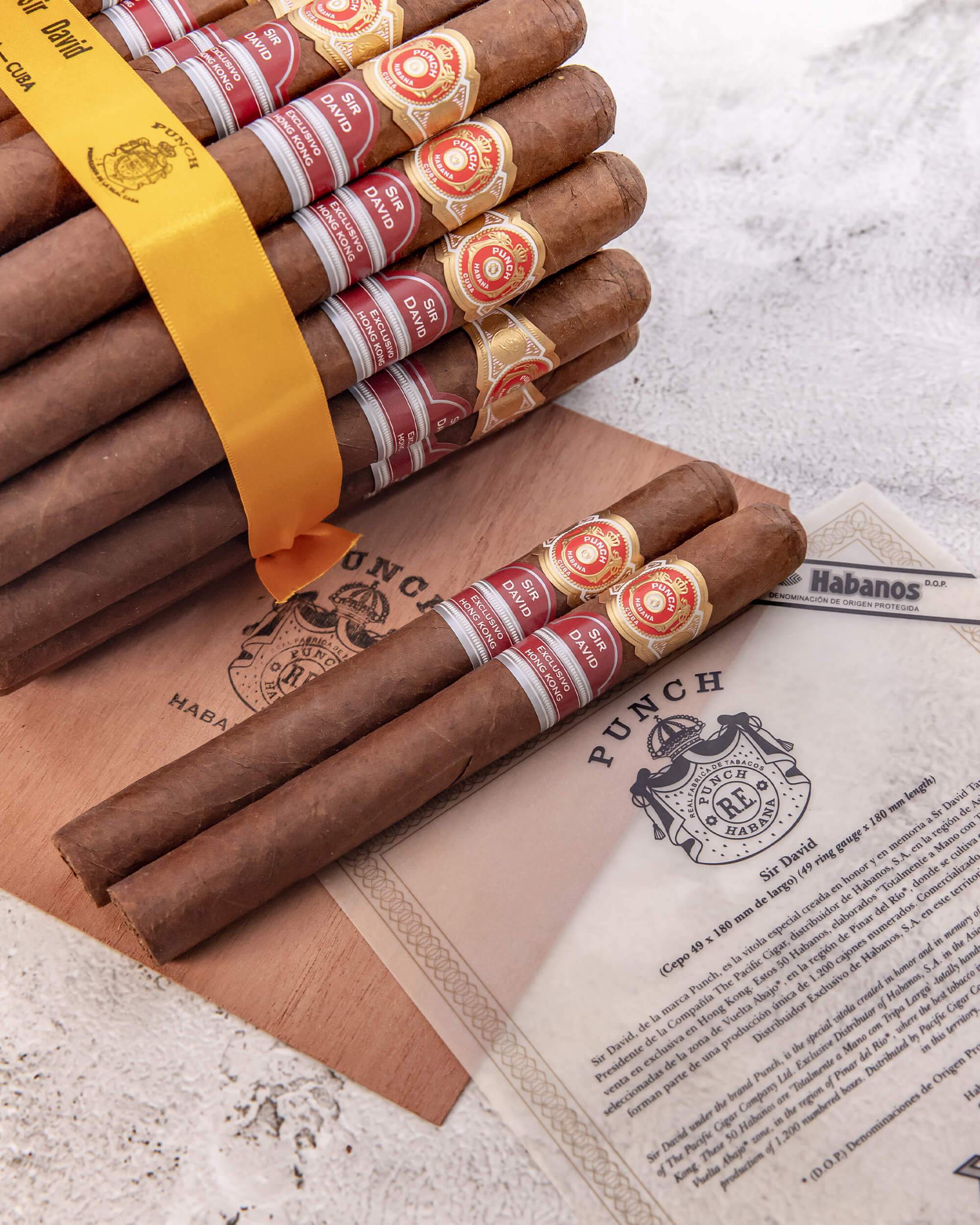 Punch Sir David Edición Regional Hong Kong 2018 - Limited Edition Cuban Cigar for Collectors & Aficionados | Perfect for Special Occasions & Luxury Gifting