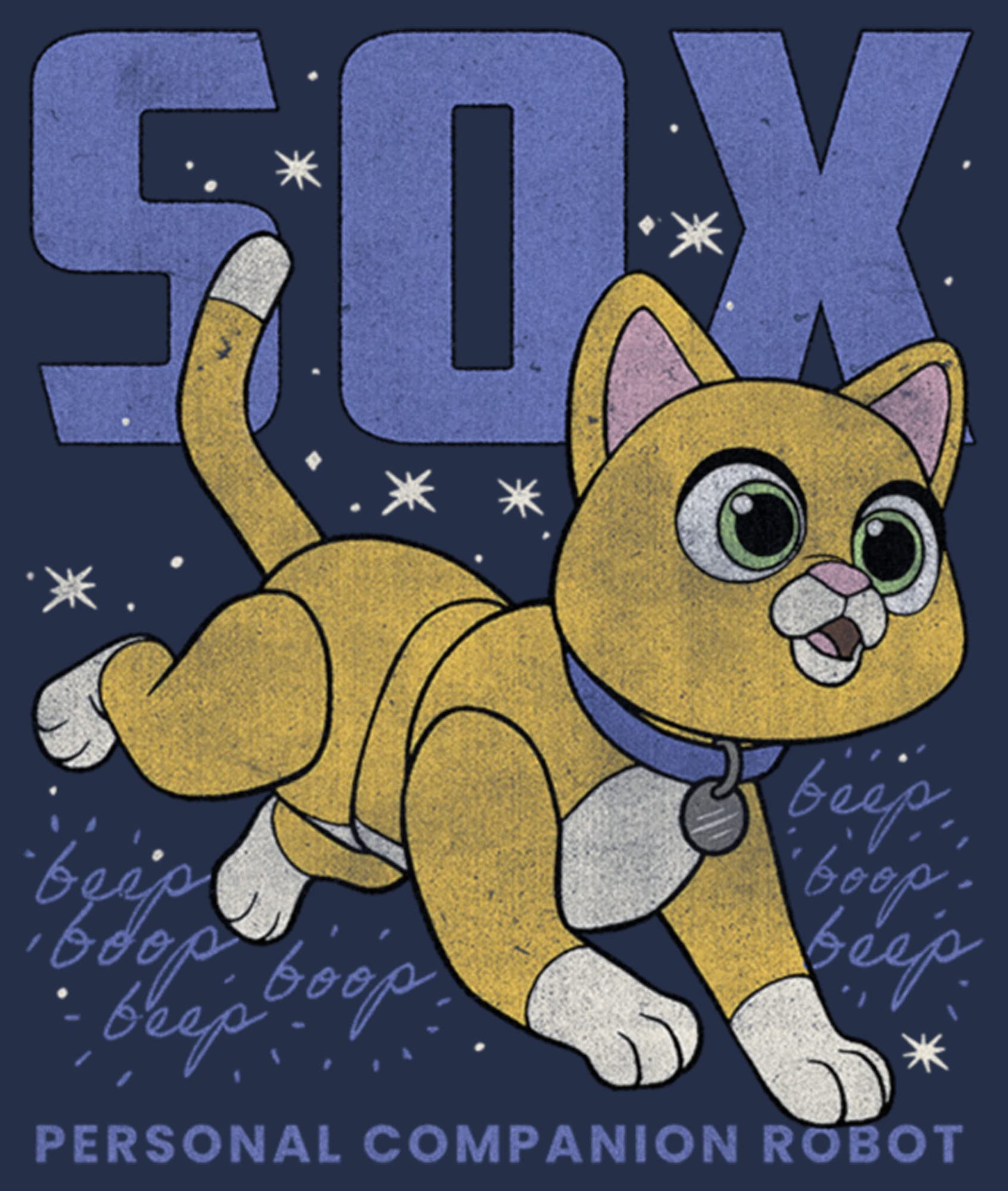 Lightyear Sox Personal Companion Robot Beep Beep T-Shirt for Men | Disney Pixar Toy Story Inspired Graphic Tee | Perfect for Cosplay, Movie Nights & Disney Fans