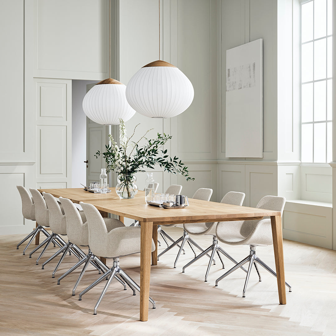 Elegant Large Dining Table - Perfect for Family Gatherings, Dinner Parties & Home Decor | Durable & Stylish Centerpiece for Living Room or Dining Room