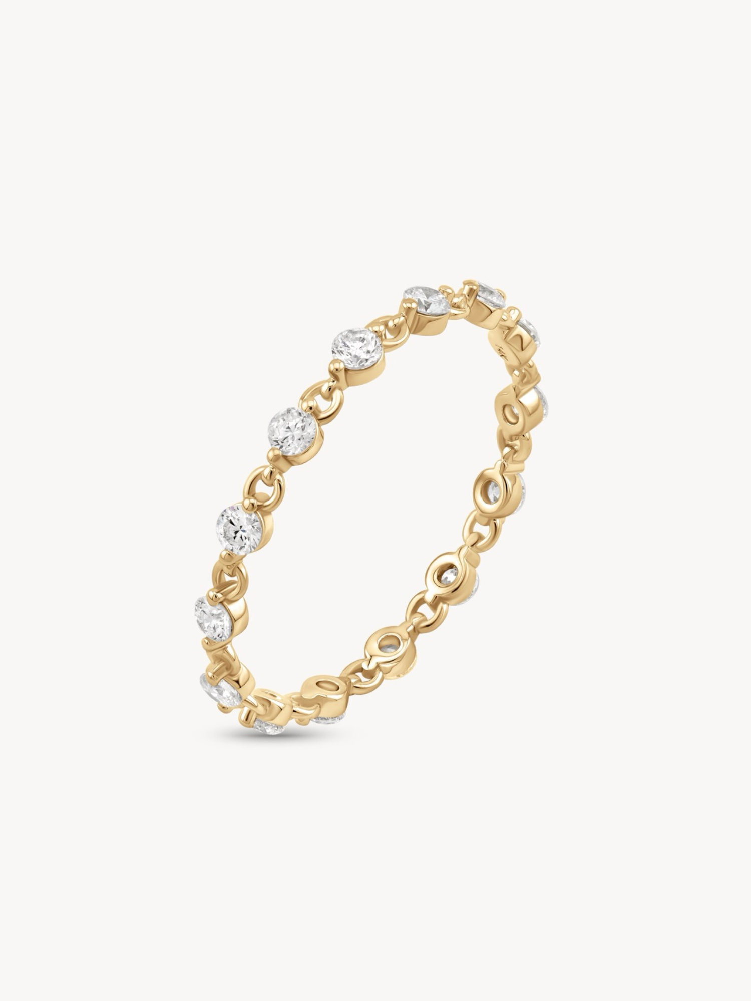Diamond Eternity Ring for Women - 14K Gold/Platinum Wedding Band - Perfect for Anniversaries & Proposals
