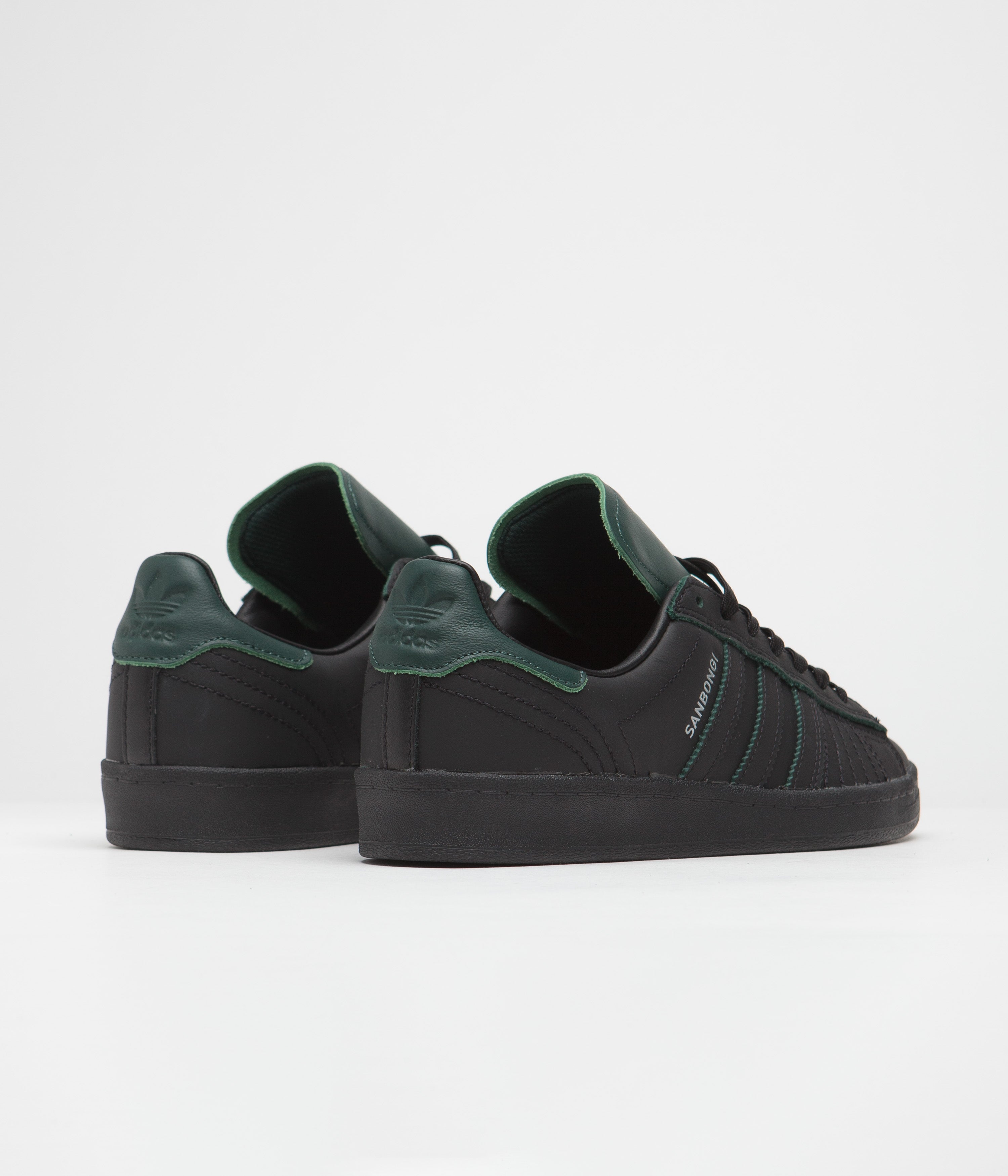 Adidas x Shin Sanbongi Campus Adv Sneakers - Core Black, Collegiate Green - Stylish Streetwear Shoes for Casual Wear & Urban Fashion