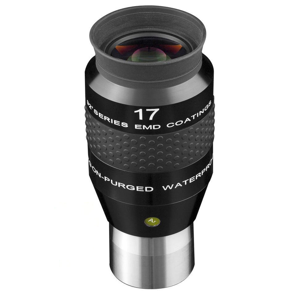 Explore Scientific 92° Series 17mm Long Eye Relief Waterproof Eyepiece - Wide Field Telescope Lens for Astronomy & Stargazing, Perfect for Night Sky Observation & Outdoor Adventures