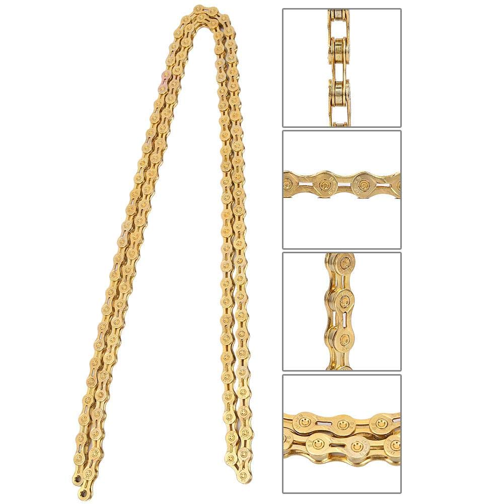 Premium Demeras Alloy Bicycle Chain - 116 Links 9-Speed Replacement Bike Chain for Mountain Bikes | Durable & Smooth Shifting | Perfect for Trail Riding, Commuting & Road Cycling