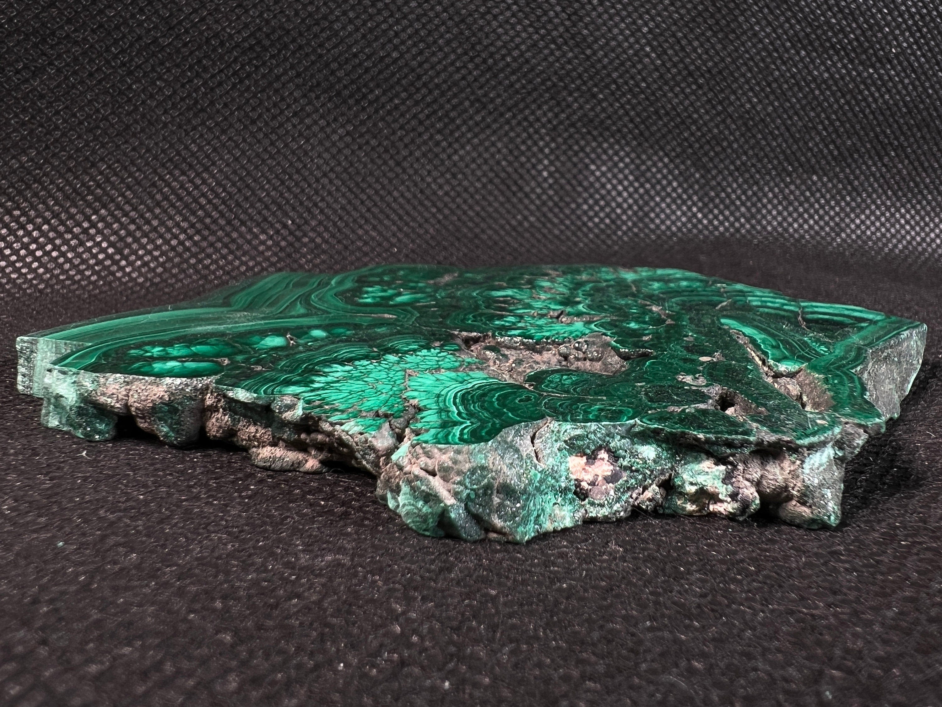 Premium MALACHITE Crystal Slab | Natural Green Malachite Stone for Jewelry Making, Unique Gifts & Home Decor | Perfect for DIY Crafts, Meditation & Healing Crystals Collection (50481)