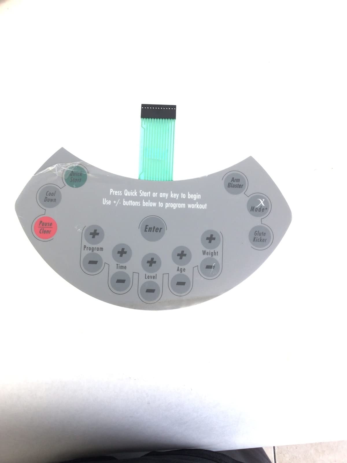 Octane Fitness Q35 Elliptical Machine Replacement Membrane Keypad - Q35BRWWT(D)-MLK Compatible with Q35 Base Model | ROHS Certified | Perfect for Home Gym Repairs & Maintenance