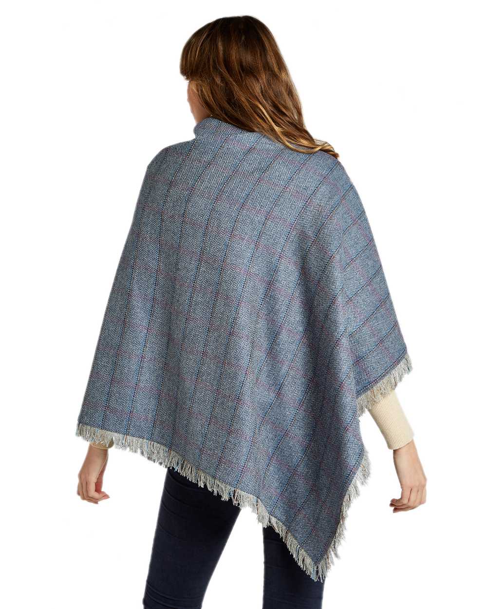 Dubarry Hazelwood Tweed Poncho - Women's Classic Water-Resistant Outerwear for Fall & Winter | Perfect for Countryside Walks, Outdoor Adventures & Casual Chic Style