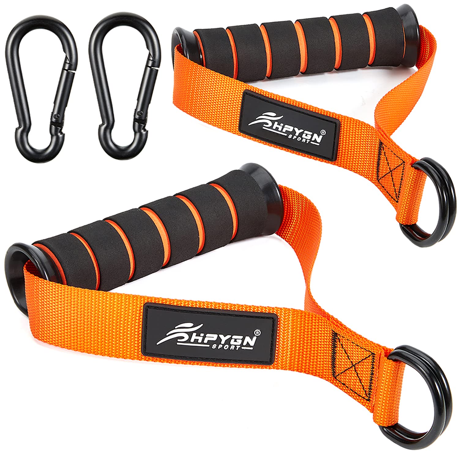 HPYGN Cable Machine Handles - Heavy Duty Exercise Handles for Resistance Bands & Cable Training | Compatible with Pulley Systems & Home Gym Equipment | Perfect for Strength Training, CrossFit & Functional Workouts